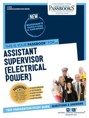 cover image of Assistant Supervisor (Electrical Power)